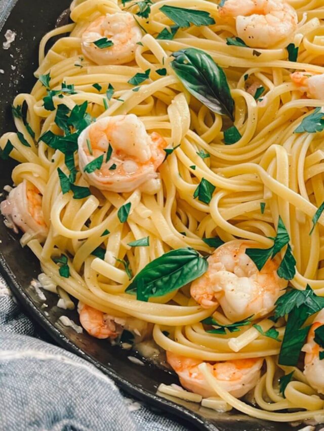 The Easiest Shrimp Scampi with Linguine Recipe