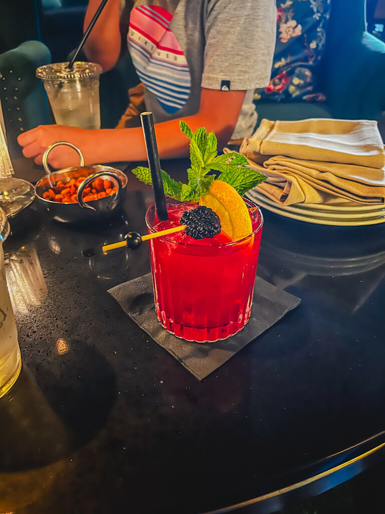 The Black Thorn Bramble at the Broken Spell Lounge at Disneyland Hotel.