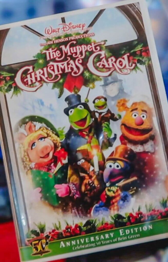 the DVD cover of The Muppet Christmas Carol.